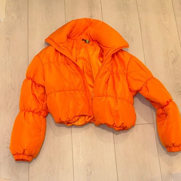 Dylan Orange Puffer Jacket - Picture 5 of 6